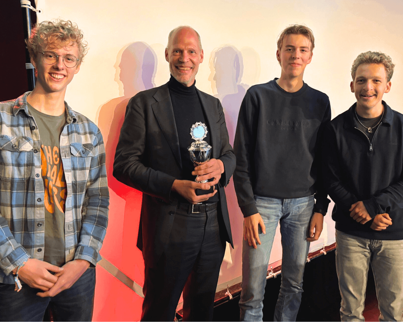 NSC - Mendelcollege in Haarlem - trofee voor Willem Koops